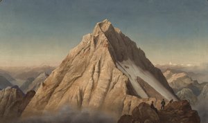Toppen av fjellet Triglav